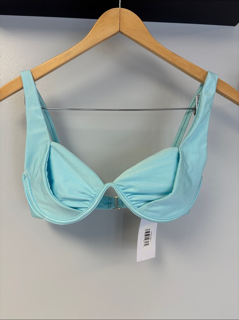 Dippin Daisys Dove Bikiini Top light Blue Sz L